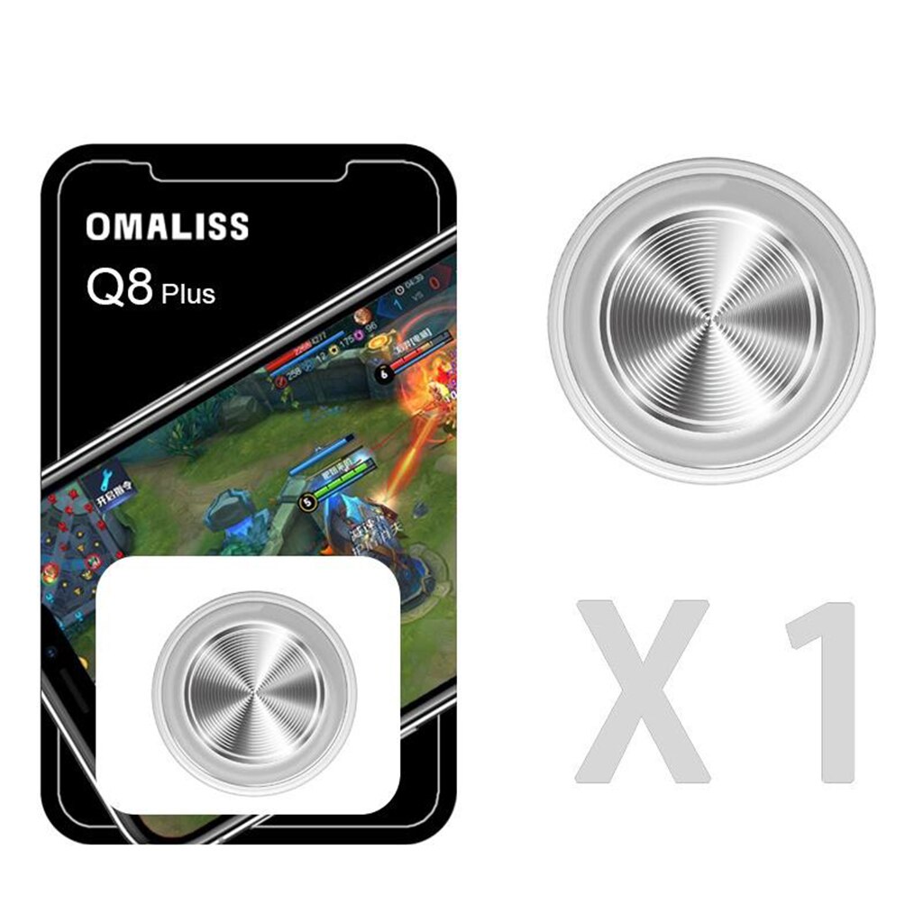 Round Game Joystick Touch Screen Thumb Controller Button for Smart Phone