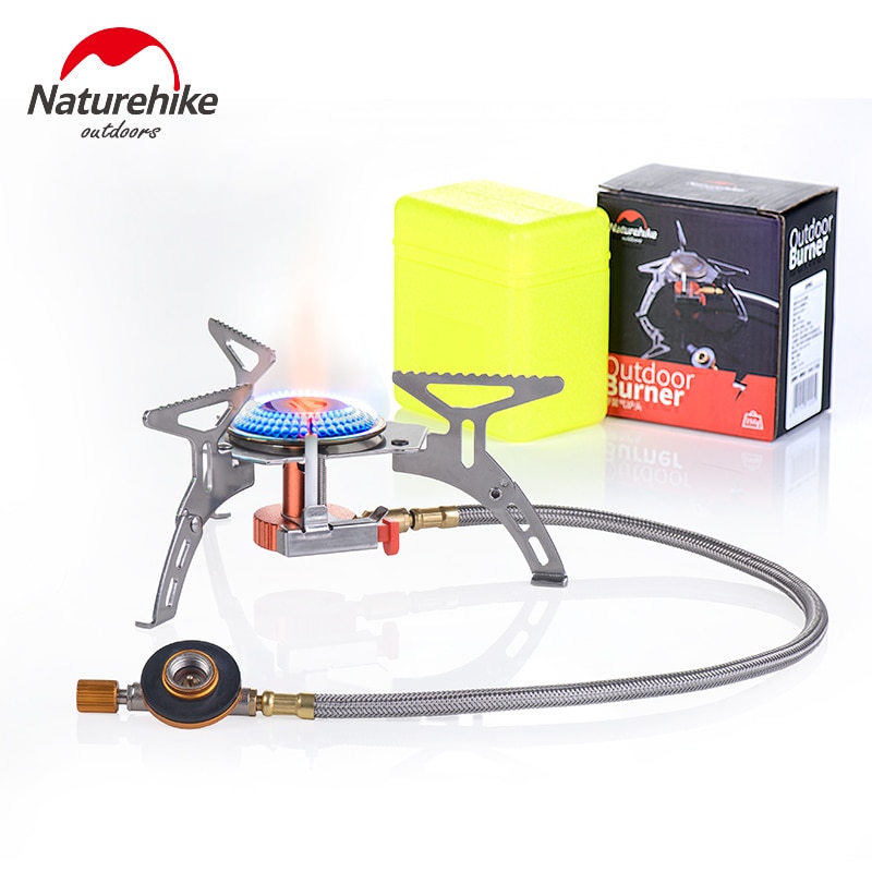 Naturehike Camping Stove Camping Gas Burner Gas Cooker Hiking Stoves Backpacking Stove Mini Portable Outdoor Camping Gas Stove