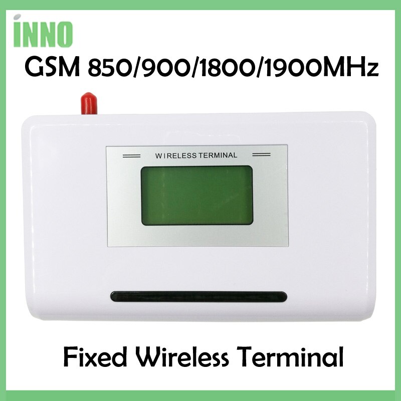 Gsm 850/900/1800/1900 mhz fast trådløs terminal med lcd-skærm, supportalarmsystem, pabx, klar stemme, stabilt signal
