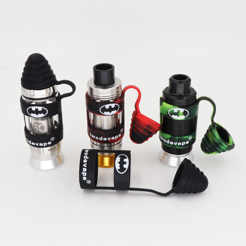 Iwodevape 2 Stck Gleitschutz Ring Mod Ring Staub Kappe Silikon Vape Band Anti Unterhose Mundstück für 510 810 RTA RDA Panzer vape Ring