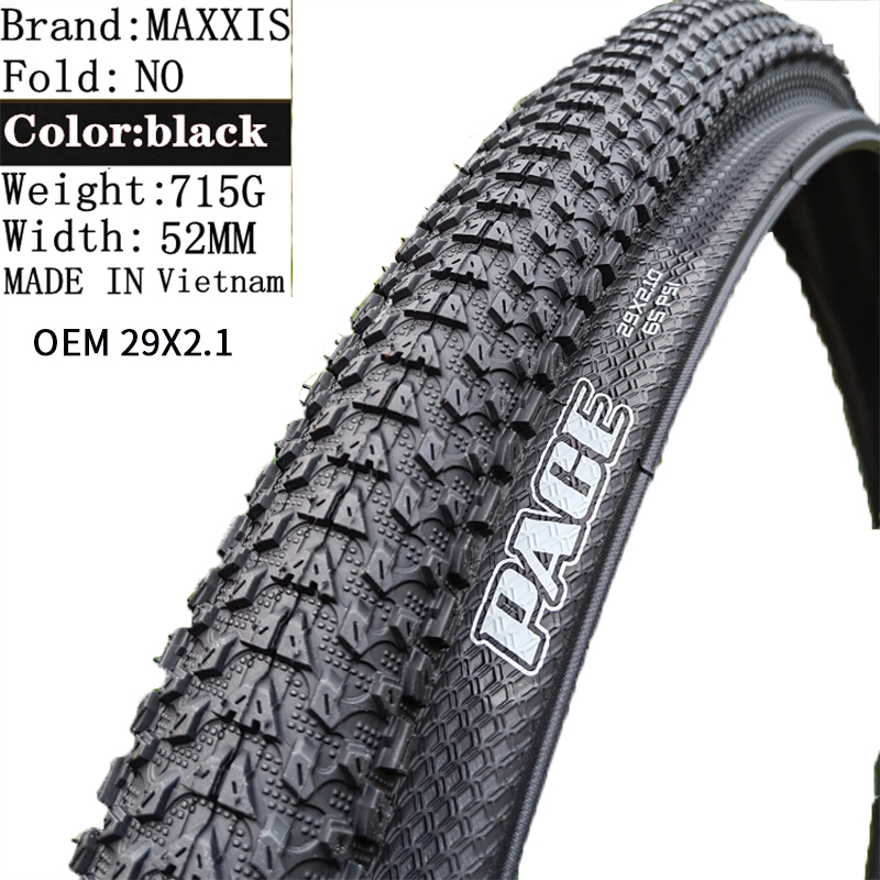 Maxxis M333 PACE Mtb neumático de bicicleta 26*1,95 26*2,1 27,5 X1,95 27,5x2,1 29x2,1 29er neumático de bicicleta de montaña alambre de acero bicicleta 1 pieza: Chocolate