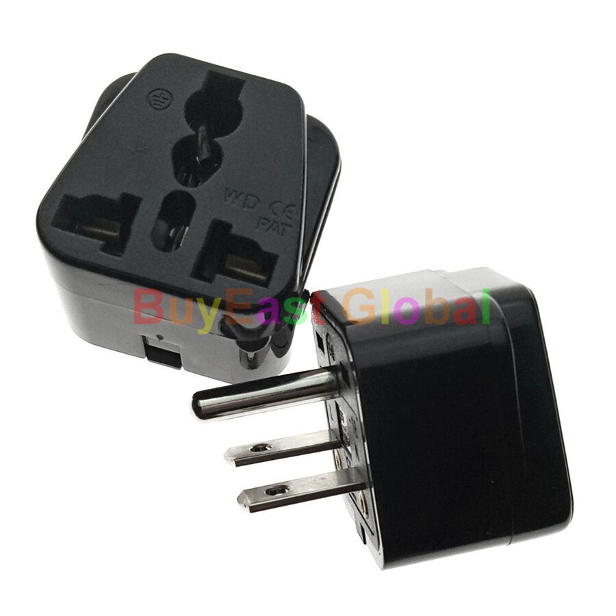 Universal Plug Adapter - US NEMA 6-15P for AC 208/220/230/240 Volt Max 10A
