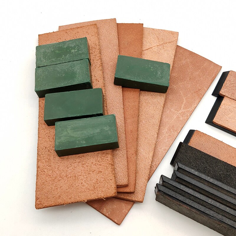 Sharpened leather Paste Sharpening wax grinding polishing knife sharpener Leather Compound Grinding Knife machine Honing Strop