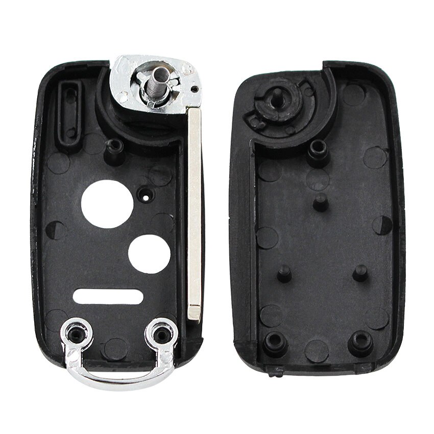 3- knops opvouwbare sleutelbehuizing met afstandsbediening, klapsleutelbehuizing, slimme autosleutelhoes voor honda odyssey lx ridgeline accord civic cr-v pilot fit