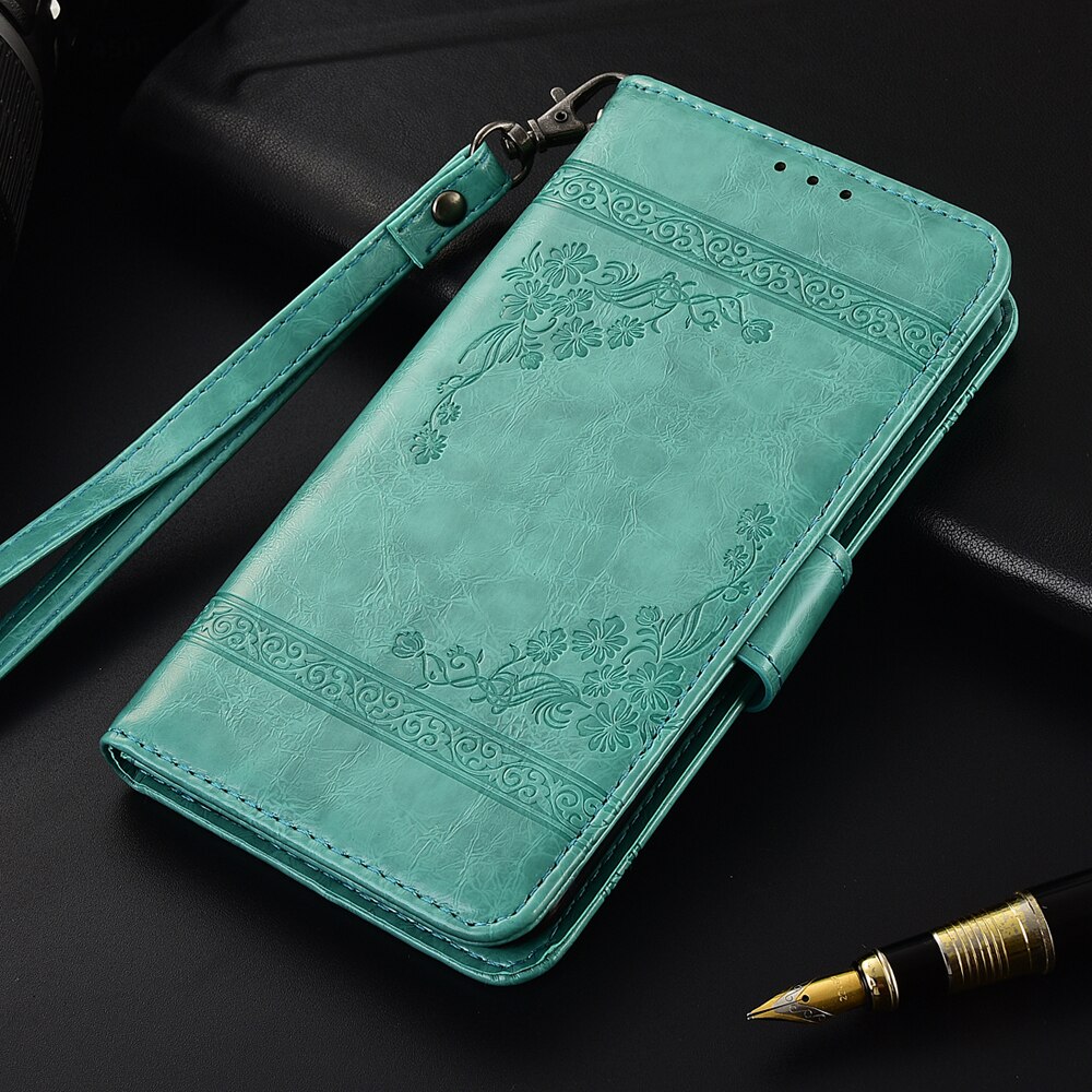 for On Xiaomi Poco X4 Pro 5G Book Cover Luxury Wallet Leather Case for Poco X4 Pro 5G Phone Case Fundas With Strap: oil-Green