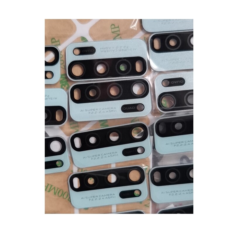 nuovo Posteriore Posteriore dell'obiettivo di Macchina Fotografica per Vivo Y17 Y19 Y5s Y50 S5 Z5i Posteriore Della Macchina Fotografica Obiettivo di Vetro di Copertura con Adesivo parti di riparazione: For Vivo Y50 verde