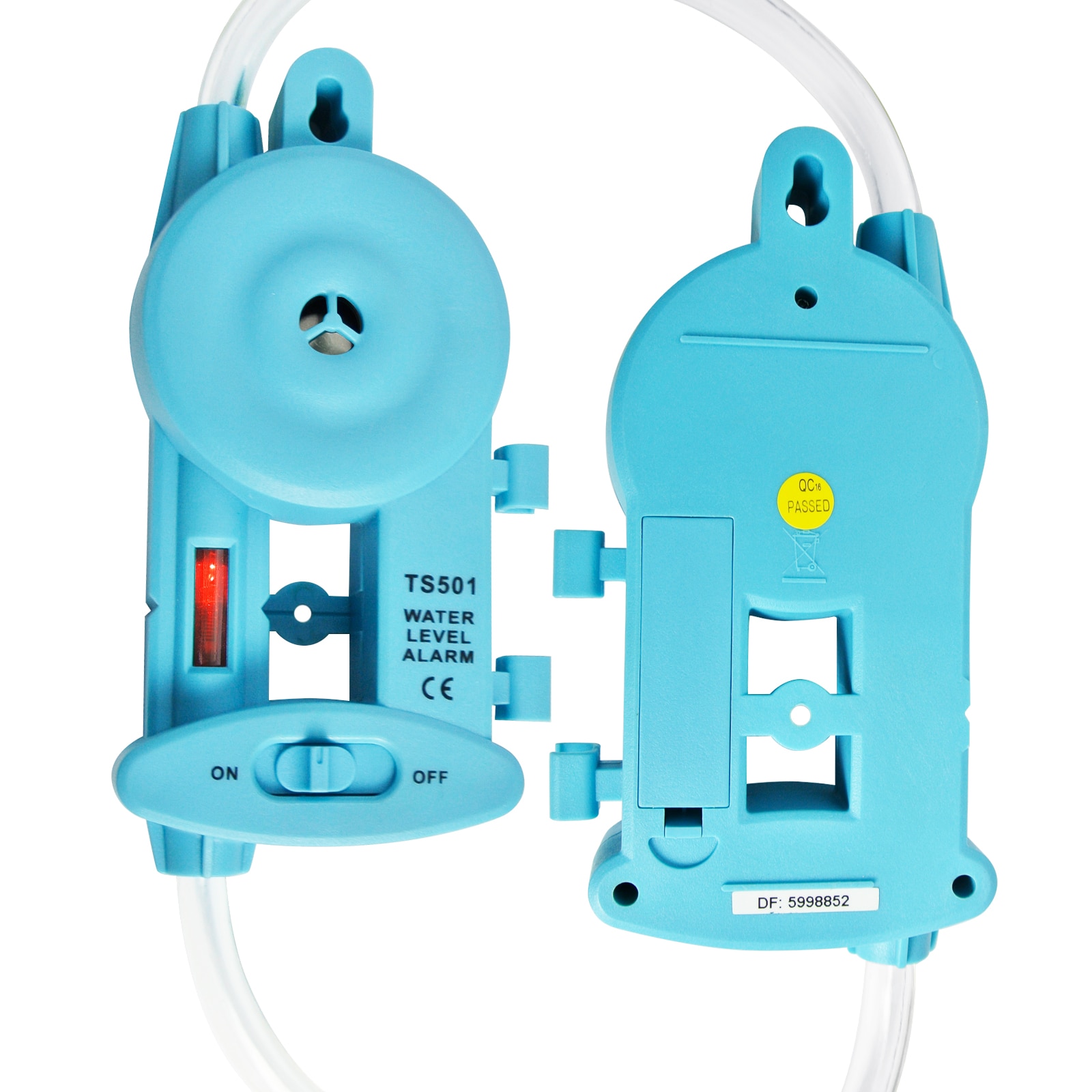 Water Level Tester w/ Alarm, LED Light & Line Indicator for Concrete Fence Decks Wall Mount