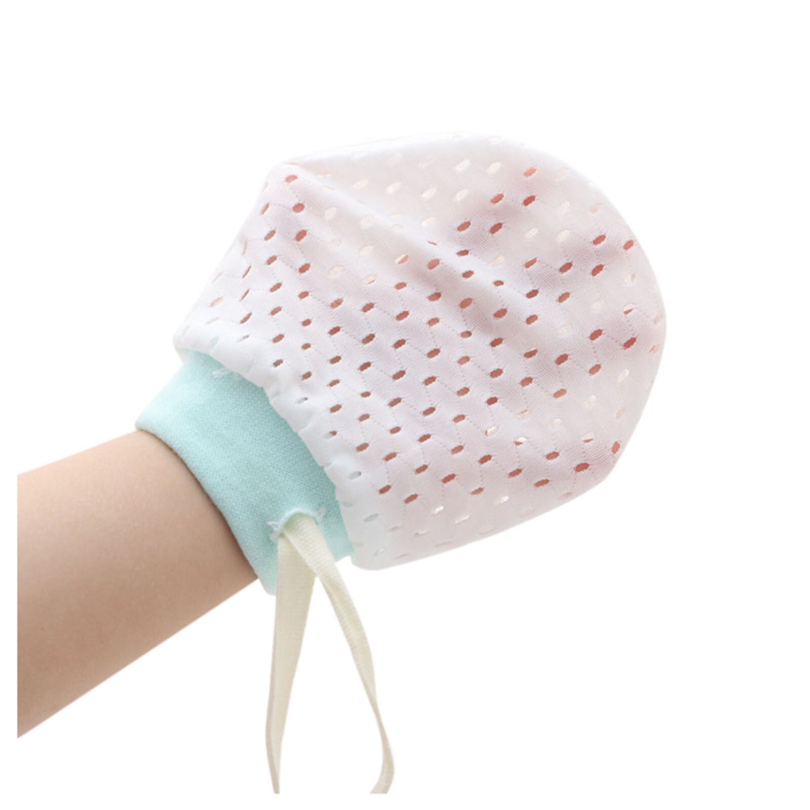 1 paio di guanti in cotone per neonato senza guanti per 0-6 mesi ragazzi ragazze sciarpa guanti guanti accessori per neonati graffio: B