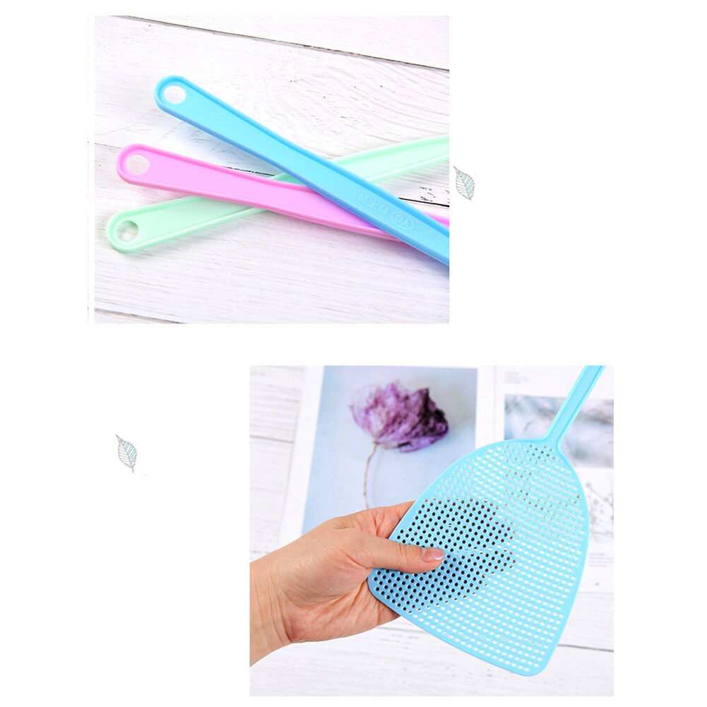 Producto ! Matamoscas Manual de plástico Flexible Swat para Control de moscas con mango largo