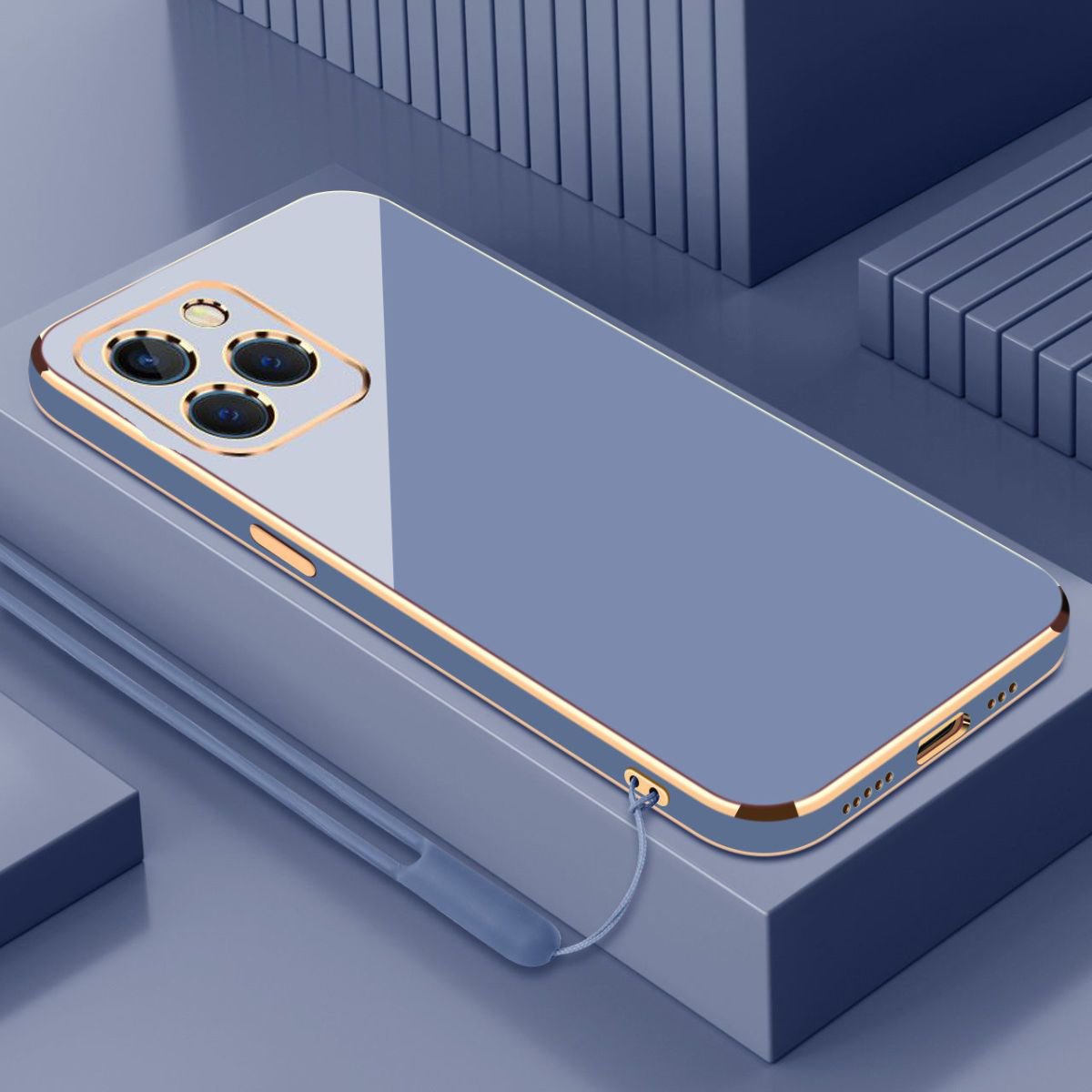 For Infinix Smart 8 Pro Case Smart8 Plus 8HD Phone Case Straight edge electroplate Plating ShockProof Silicone Back Soft Cover: ABS / GRAY