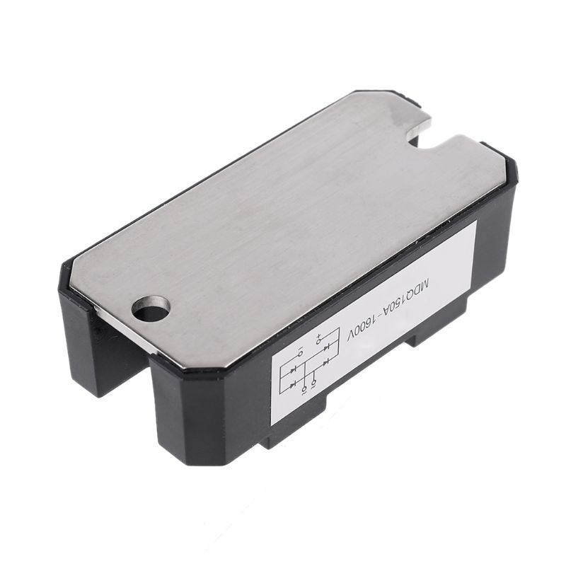 Mdq 150a-1600v svart enfaset diode bro likeretter 150a amp høy effekt 1600v
