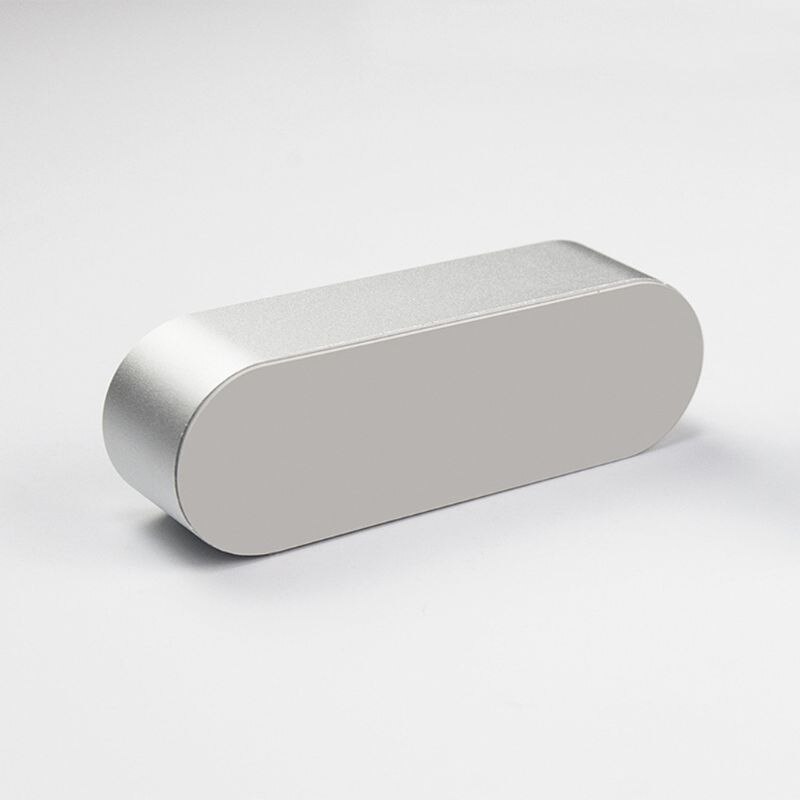 Metal Business Name Card Holder Aluminum Display Stand Rack Desktop Organizer H55F