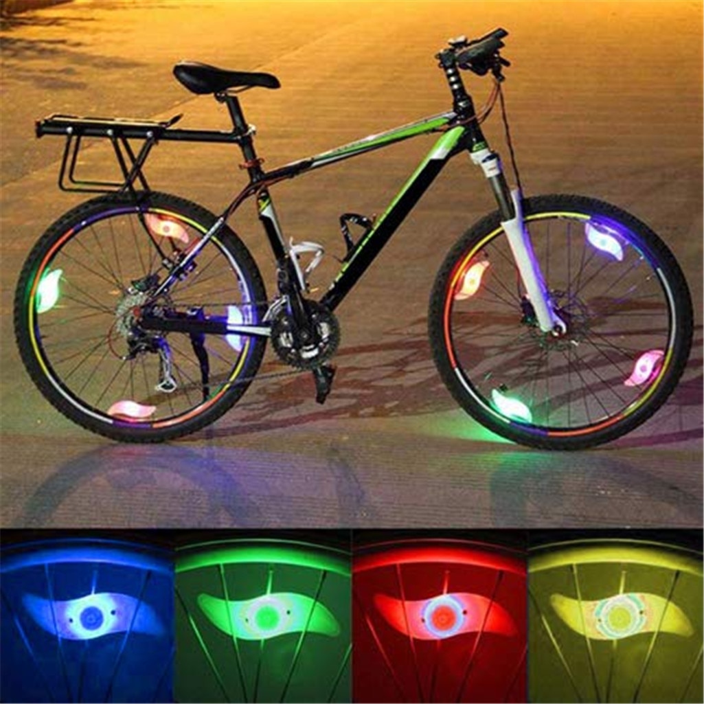 6 Pack Batterijen Spoke Lights Cycling Bike Wiel Verlichting voor Fiets Decoratie MTB Weg Fietsen Fiets Licht geen met Batterij # g4