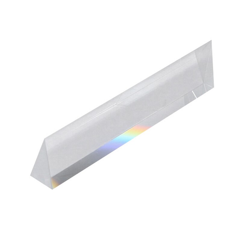 Accessoires photographiques prisme triangulaire prisme perforé avec vis pour la photographie arc-en-ciel en Studio