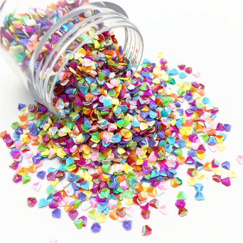 3mm ruitvormige pailletten 3d losse pailletten van pvc feestversiering diy nagelkunst bruiloftsdecoratie lentejuelas confetti 10g