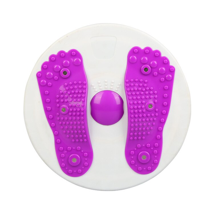 Household waist twister waist indoor fitness magnetic multifunctional portable waist twister workout: Purple