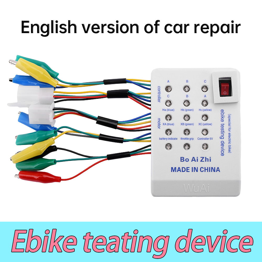Elektromobiel Reparatieapparaat Elektrische Voertuig Controller Batterij Test Onderhoud Detecteren voor 24V 36V 48V 60V 72V E-bike Tester