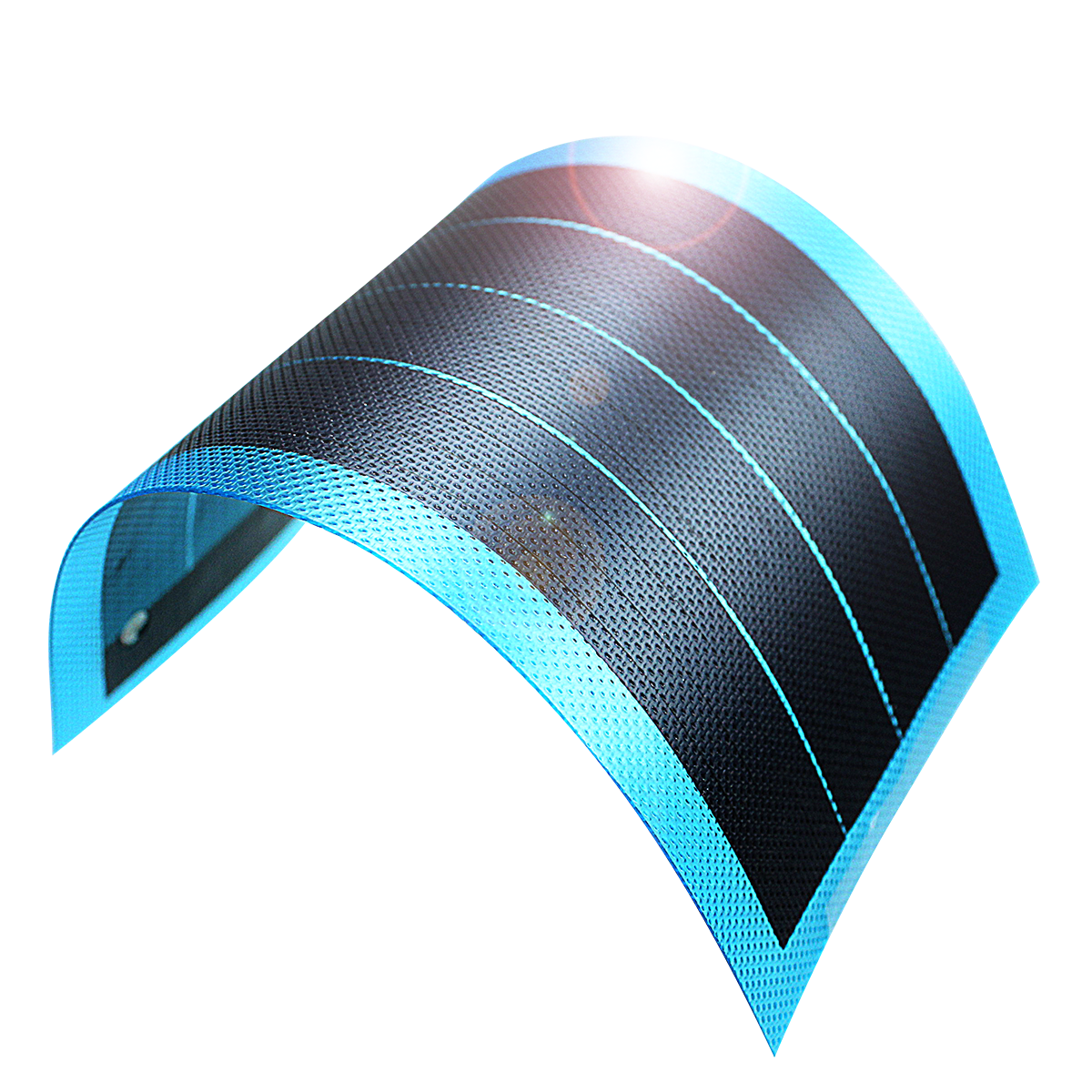 Flessibile Pannello Solare A Film Sottile FAI DA TE 1 W 6 V Solare Batteria Caricatore Solare Fotovoltaico Cellule Squishy Giocattoli Impermeabile Ad Alta efficienza: Blu