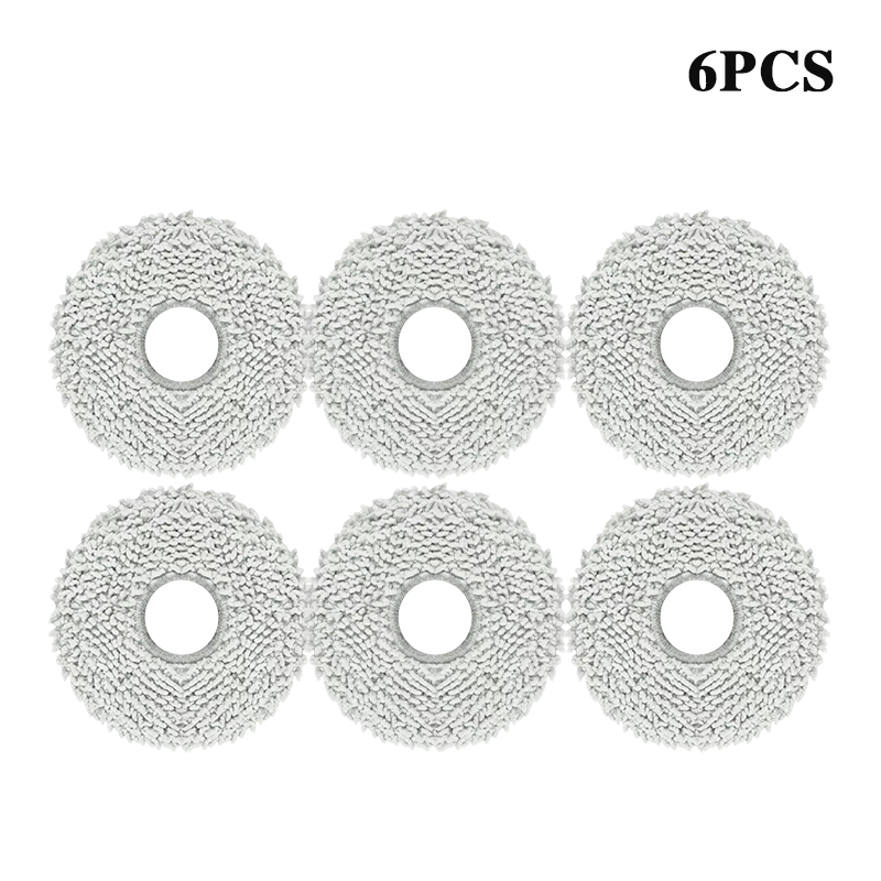 Ersatzteile für ecovacs  t30 pro und omni  / t30s pro saugroboter: staubbeutel, hauptbürste, seitenbürste, filter, wischmopp-zubehör: Hellgrau