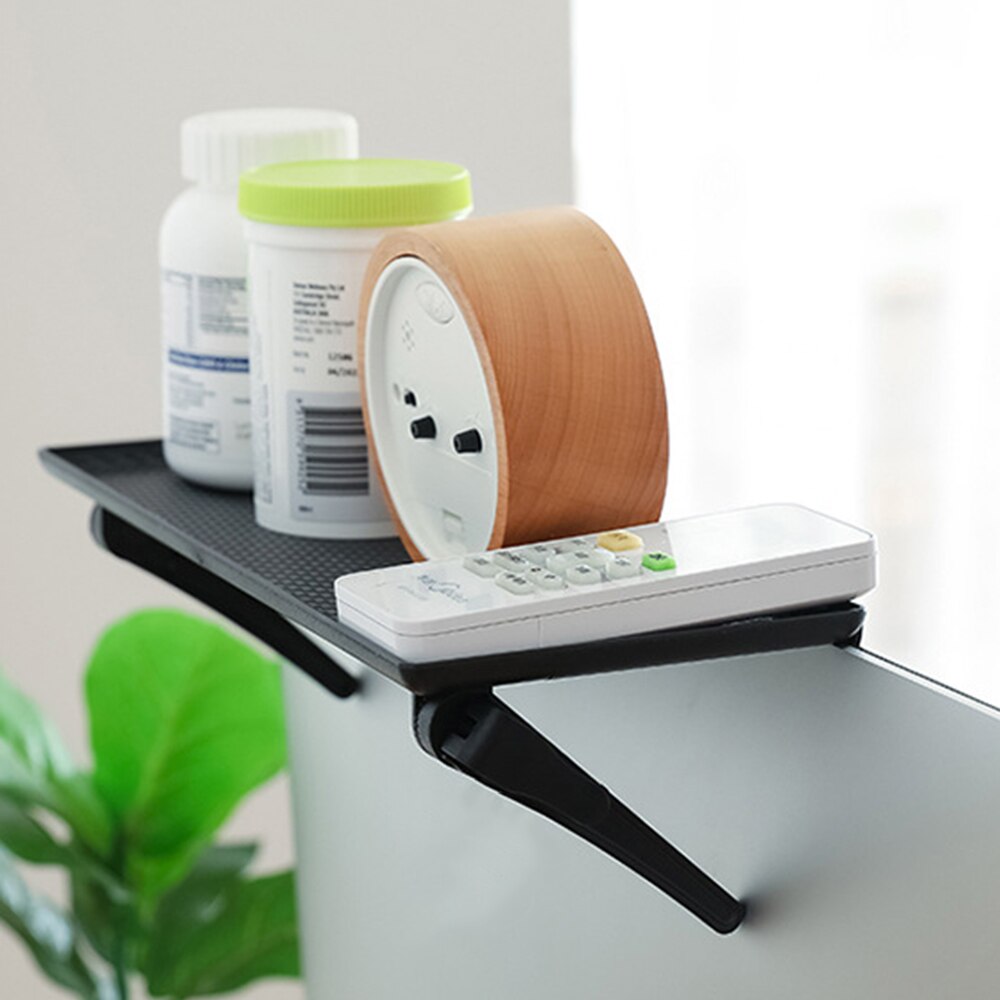 Multi-functional Adjustable Storage Rack TV Computer LCD Display Rack Screen Storage Bracket Screen Top Shelf Storage Rack 1pcs