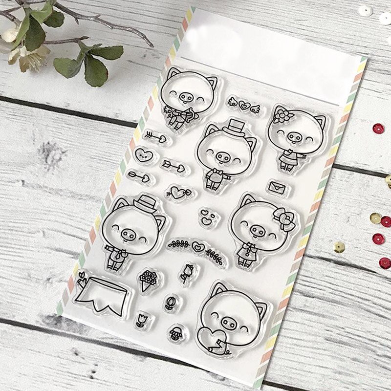 brand Clear stamps set Animal Transparent stamp for DIY Scrapbooking Cards Crafts 06: WW0238A1