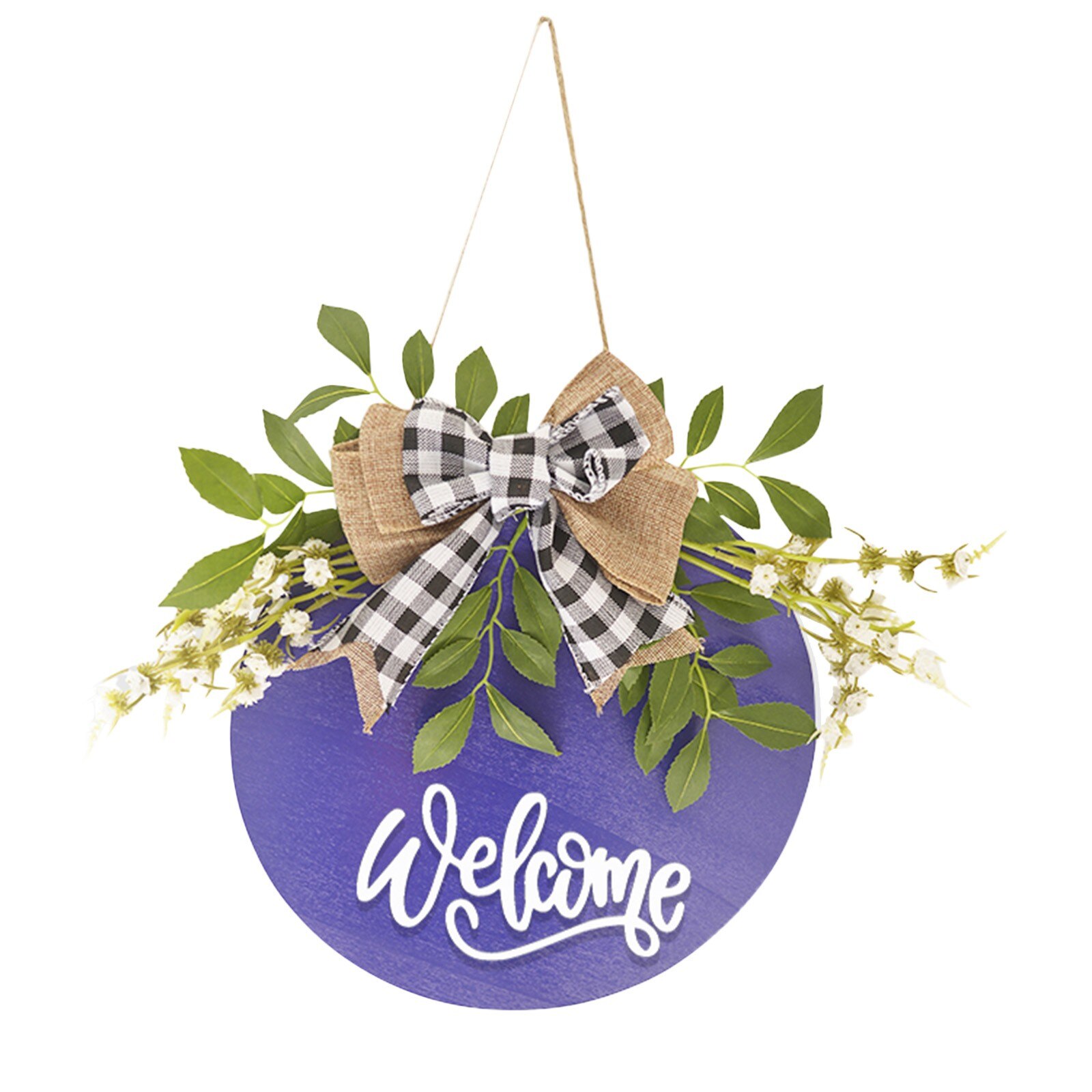 Kunstmatige Krans Guirlande Welkom Deur Hanger Deur Krans Voordeur Krans Decoratie Lente Pasen Bruiloft Decoraties