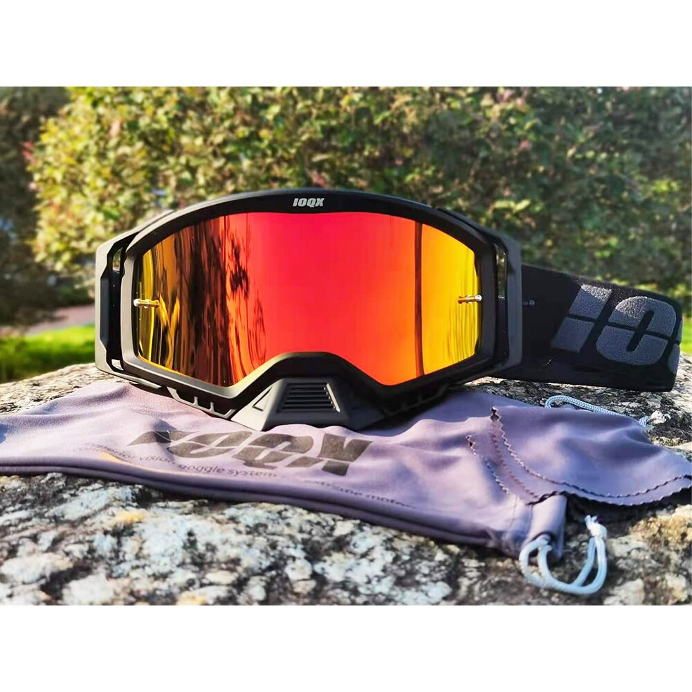 Ioqx Crossmotor Goggles Uv-bescherming Motocross Bril Atv Off Road Skiën Fietsen Lens Sunglass Outdoor Sport Helm Maskers