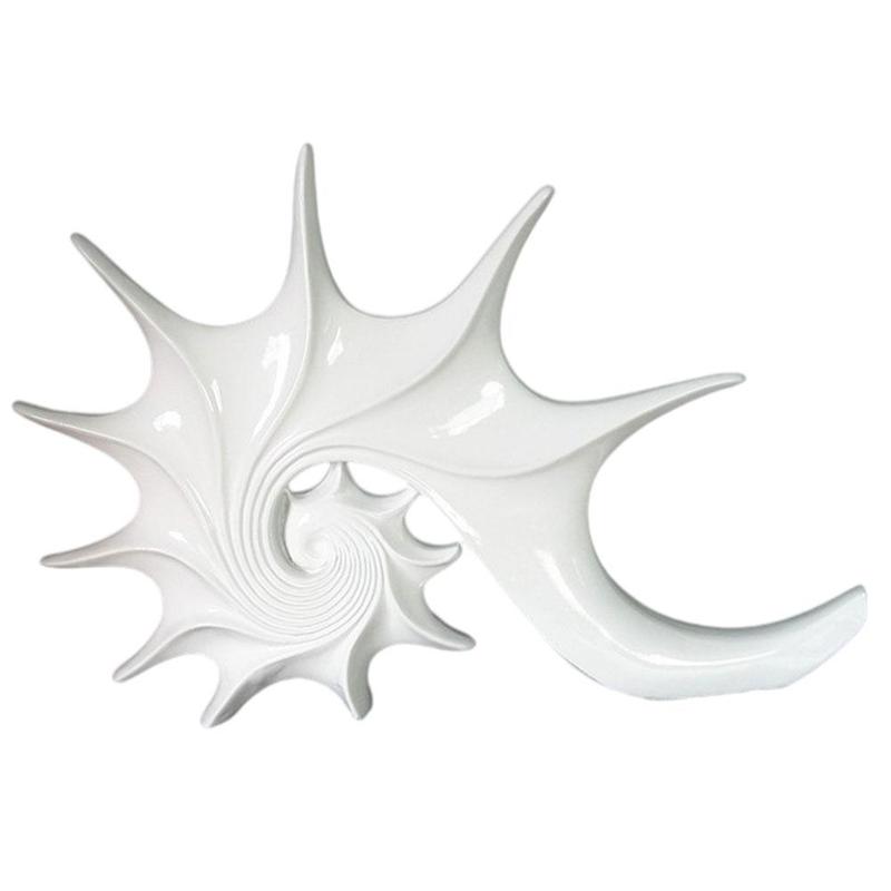 Witte Schelp Hars Ambachten Doorn Slak Ornamenten Bruiloft/Festival/Party Unieke Xmas Zee Decoratie Schelp Aanwezig B7z6: Default Title