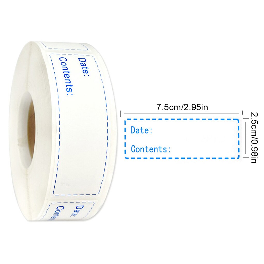 150pcs/roll Date Sticker Roll Refrigerator Date Content Label Removable Kitchen Food Storage Sticker Seasoning Bottle Sticker
