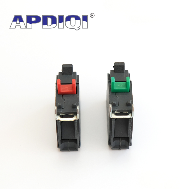 Bloc de Contact XB5 normalement ouvert et fermé, pièces de commutateur, NO vert NC rouge BE101 BE102 ZB5 APDIQI 22MM ZBEE-101 10 pièces