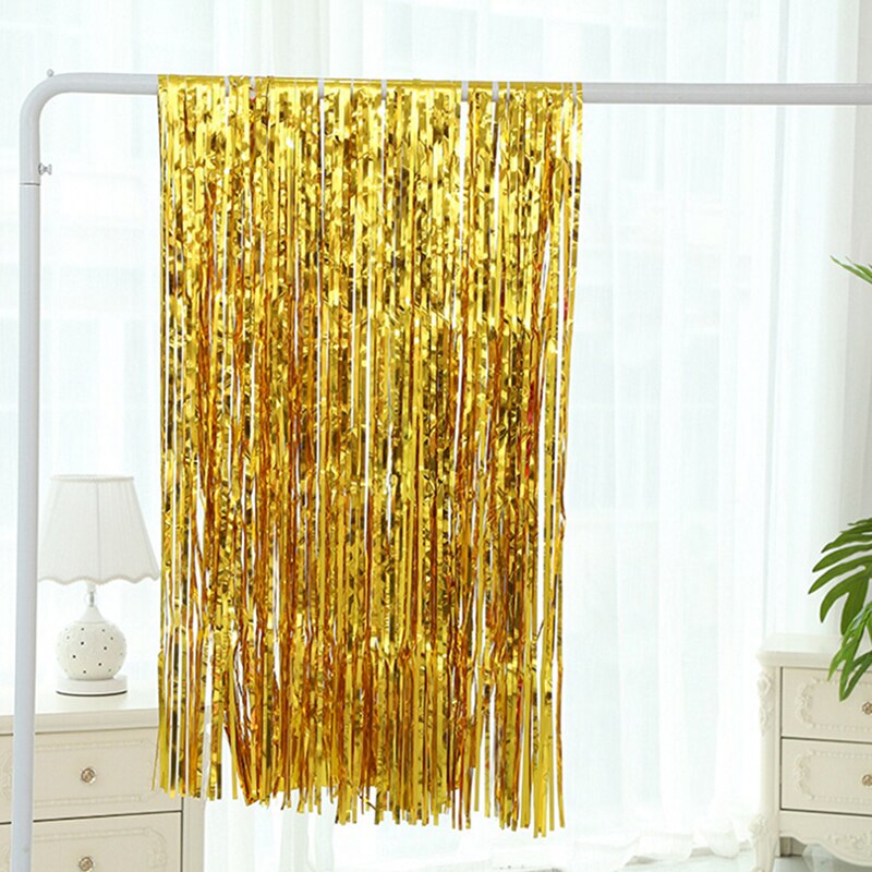 Gold Pink Rainbow Sequin Backdrop Curtain Birthday Party Rain For Decoration Girl Adults Anniversary Wedding Party Decoration