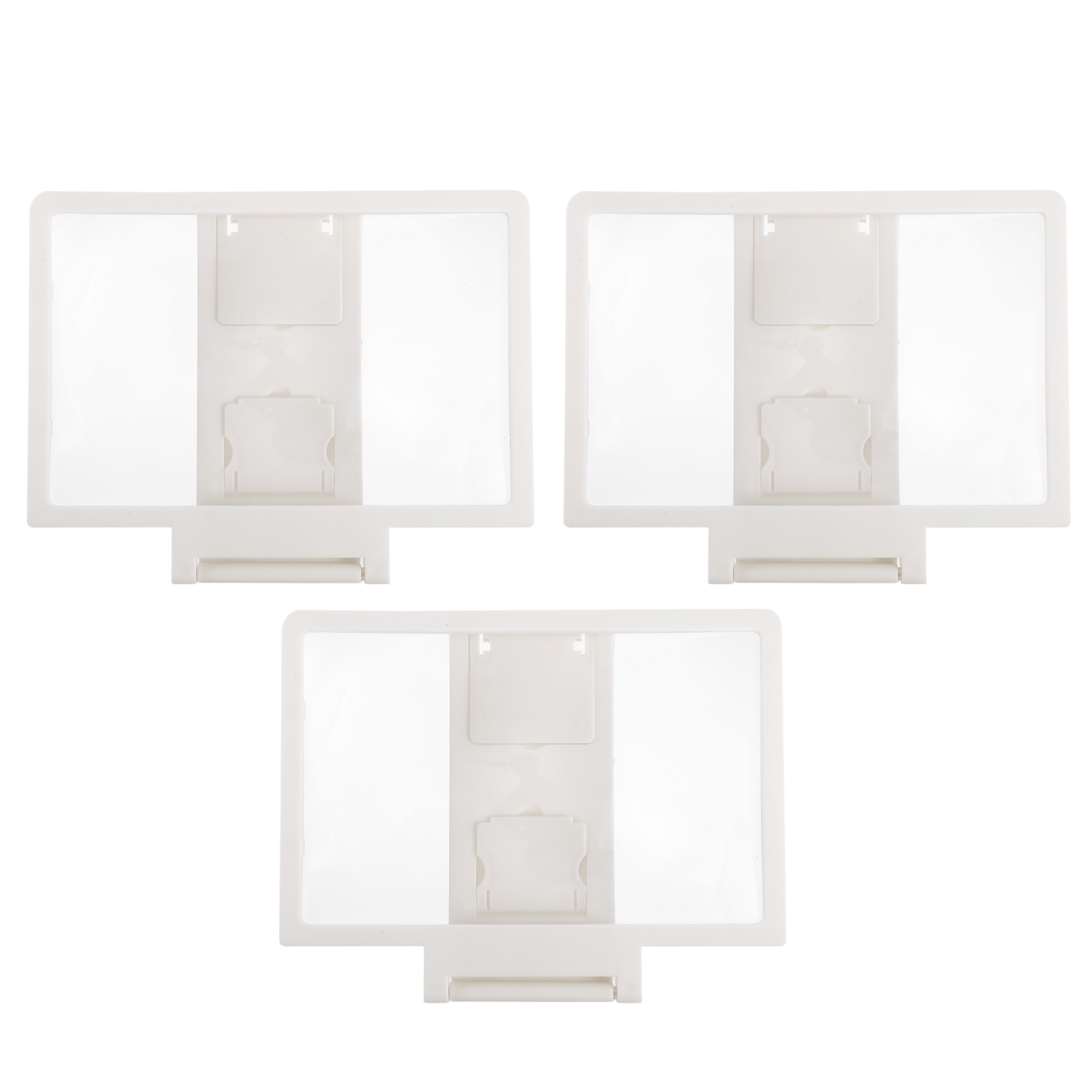 3 Stuks Screen Versterker Multifunctionele Telefoon Houder Screen Vergrootglas Rack