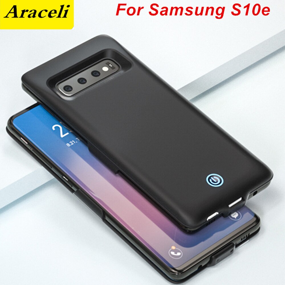 Araceli robić Samsung galaktyka S10E etui na baterie 7000 Mah ładowarka Capa moc Bank robić Samsung galaktyka S10E etui na baterie