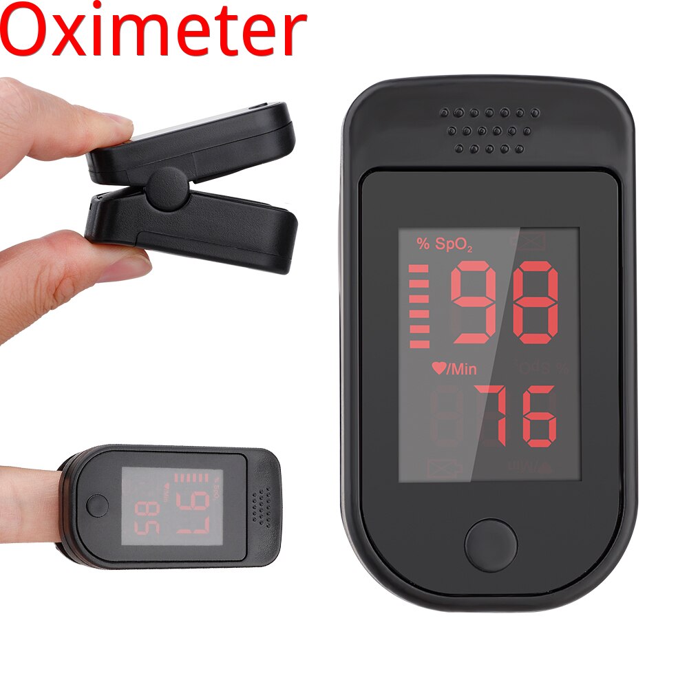 In Stock! Finger Pulse Oximeter Color LED Display Digital Pulsioximetro Automatic Blood Oxygen Monitor Oxygen Saturation Meter