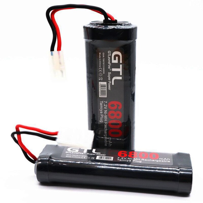 Original 7.2V Battery 6800mah NiMH Batteries Pack For RC Car Truck Buggy Boat Tank Ni-Mh Baterias gray supper power.