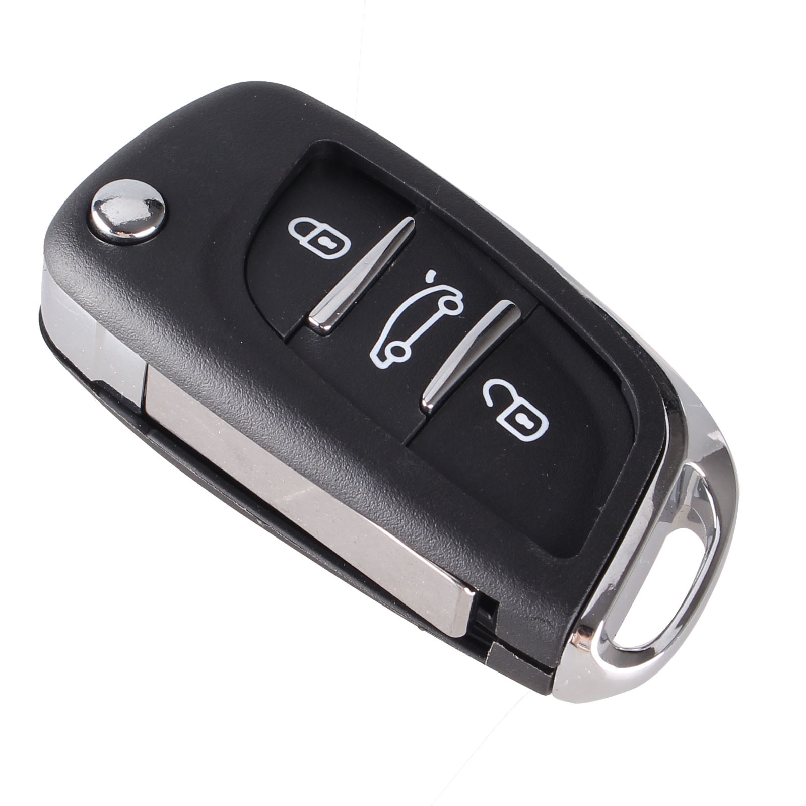 KEYYOU-carcasa de llave de coche remota modificada, carcasa de 2/3 botones para Peugeot 307, 408, 308, 4007, 3008, Citroen C2, C3, C4, C5, C6, Picasso, CE0536