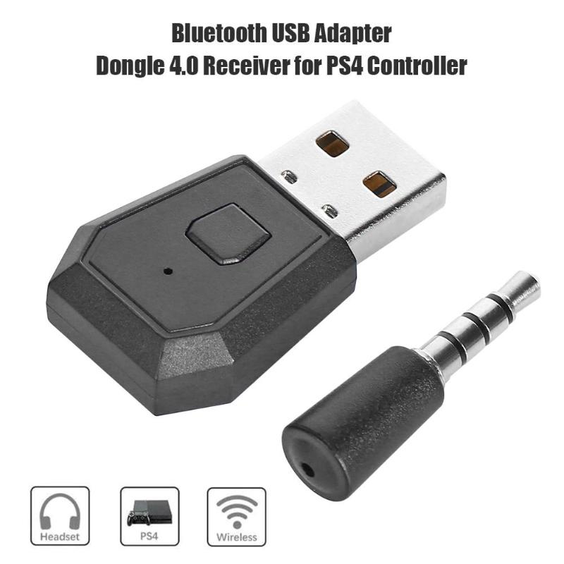 Adaptador de auriculares inalámbrico con Bluetooth 4,0, Dongle USB, receptor, accesorios de consola para mando de PS4