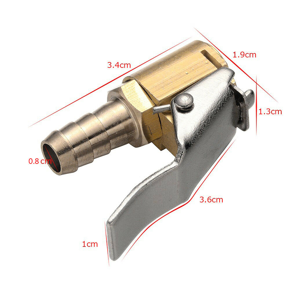 Autoband Wiel Tire Air Chuck Inflator Pomp Autoband Tire Inflator Valve Connector Band Reparatie Tools 6.3/ 8mm