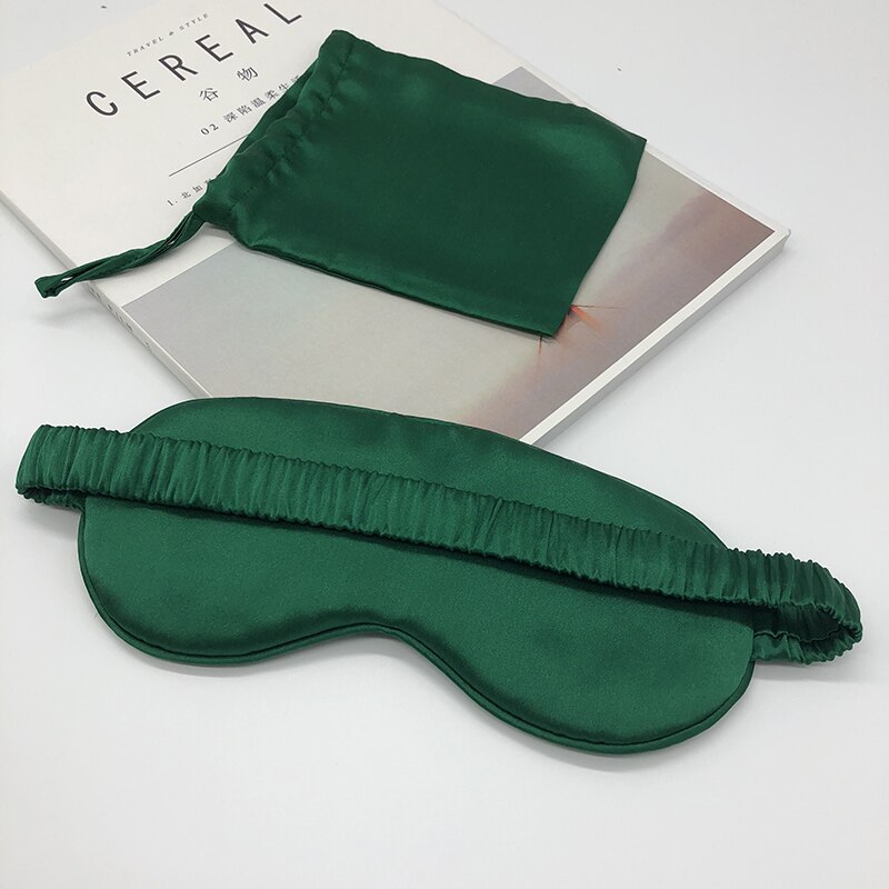 100% handmade silkworm silk eye mask sleep eys shade with silk storage bag