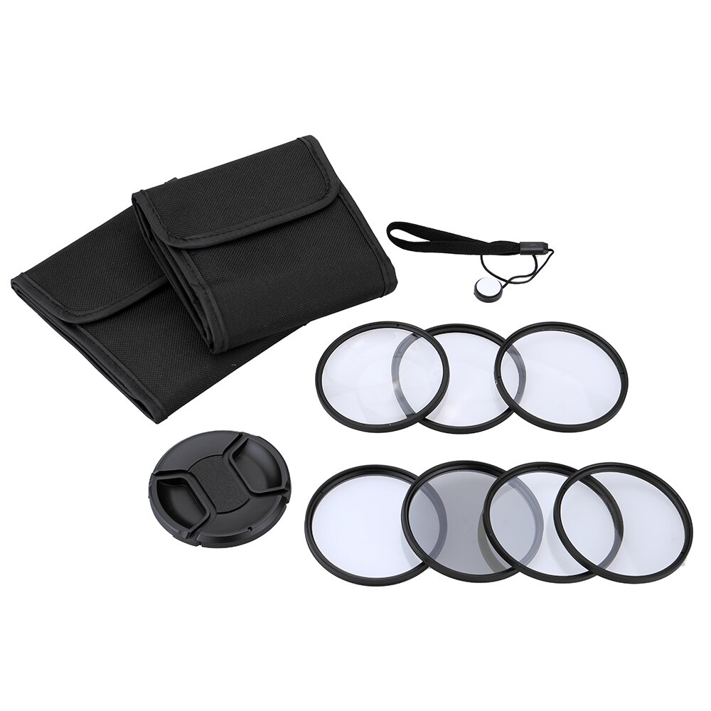 Andoer 40.5mm UV+CPL+Star8+Close-up (+1 +2 +4 +10) Photography Filter Set Kit for Canon Nikon Sony DSLR Camera Lens