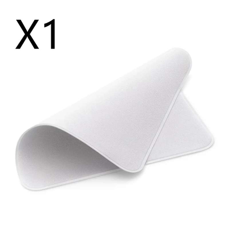 1-10pcs Polishing Cloth For iPhone 1:1 Nano-Texture Screen Cleaning Cloth For iPad Macbook Airpods Apple Watch Display Cleaner: Transparent
