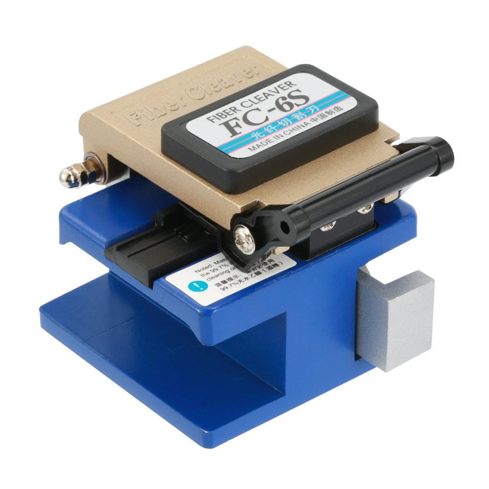 Pratico In Fibra Ottica FTTH Tool Kit con FC-6S In Fibra di Mannaia e Misuratore di Potenza Ottica In Fibra di 5km di Visual Fault Locator stripper