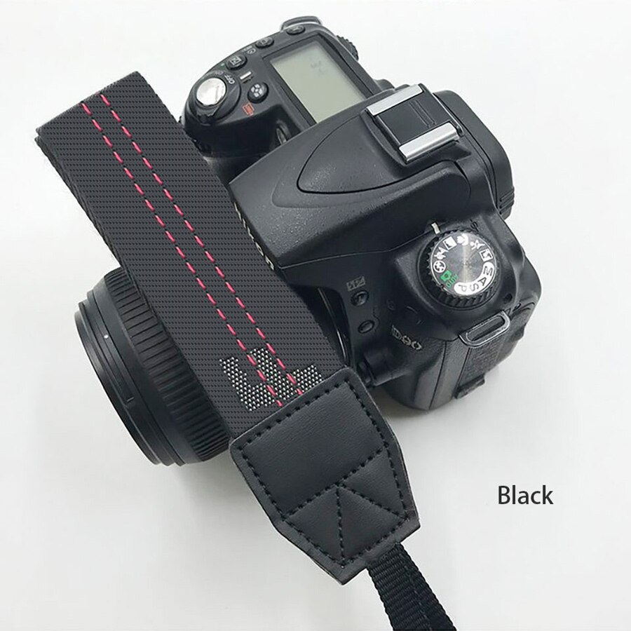 Sangle de cou en néoprène pour appareil Photo DSLR, pour Canon, Nikon, Pentax, Sony, Olympus, appareil Photo coloré