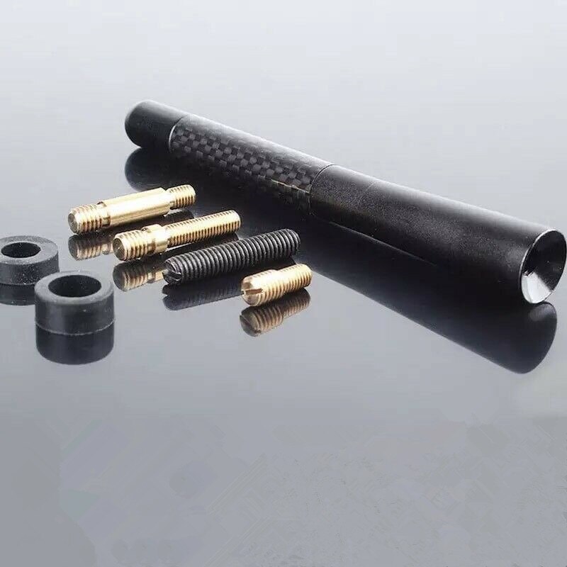 Antenne For Mini Cooper Carbon Fiber Antenna Car Short Antena Radio FM Metal Receiving Antenna Car Tuning