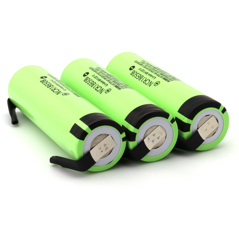 NCR18650B 3400Mah 3.7V 18650 Batterij Lithium Oplaadbare Batterijen ((Lassen Nikkel))