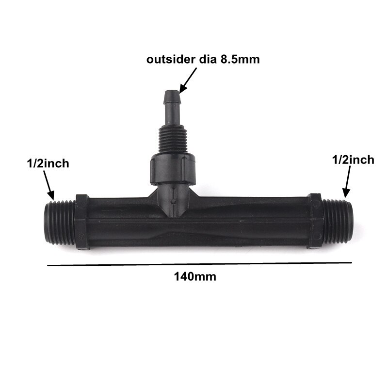 Meststof Injector Buis, Irrigatie Venturi, 1/2 3/4 1 Inch Irrigatie Buis Meststof Mixer Injector Tuin Landbouw Gereedschap Kunststof Zwart(G3/4 six points Meststof Injector Buis, Irrigatie Venturi, 1/2 3/4 1 Inch Irrigatie Buis Meststof Mixer Injector Tuin Landbouw Gereedschap Kunststof Zwart(G3/4 six points