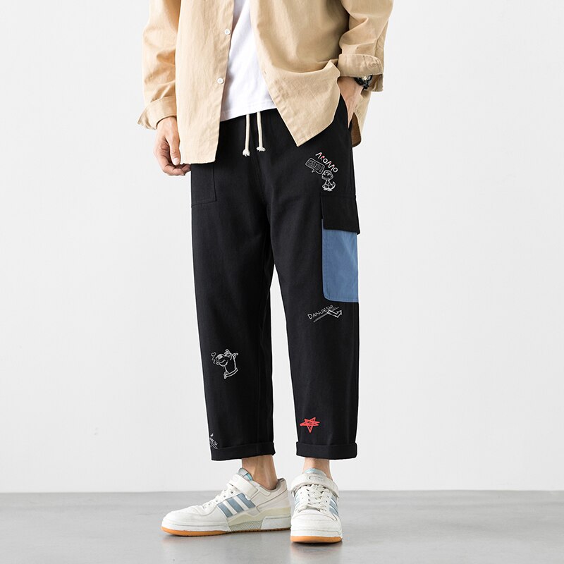 männer Hosen männer Streetwear Hosen Knöchel Länge Atmungs Casual Hosen Outdoor Jogger Hose Sommer Casual Männer Kleidung