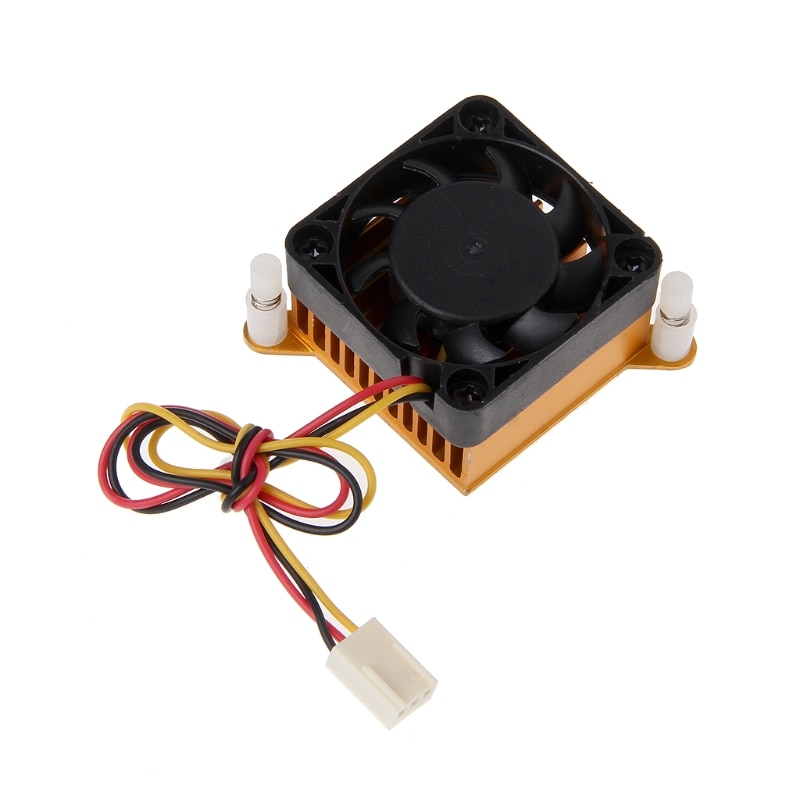 PC Northbridge Chipset Aluminium Cooler Heatsink 40mm Fan For 3D Printer Cooling Palstic+Aluminum NoEnName_Null