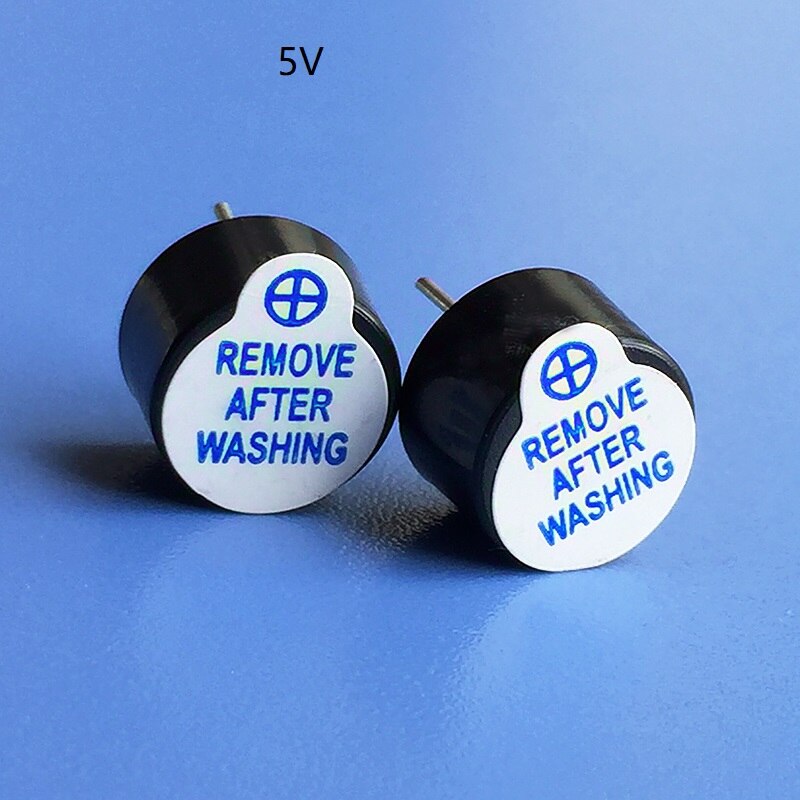 mini buzzer Active Electromagnetic Buzzer 9.6*5MM Active 09 Buzzer DC 3.3V 5V 12V Speaker Alarm: Blue