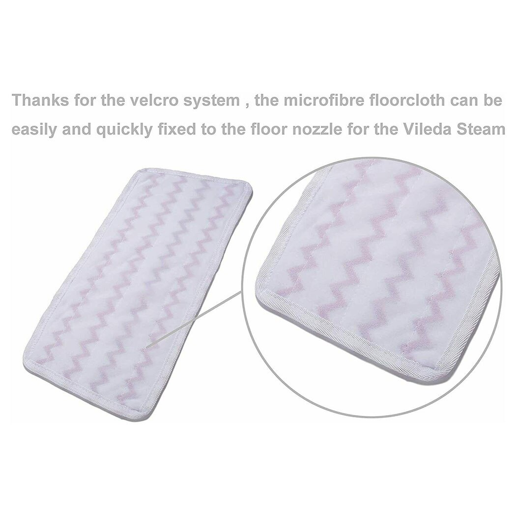4Pcs Mikrofaser Pad Ersatz Für Vileda Dampf XXL Power Pad Dampf Reiniger Umweltfreundliche Haushalts